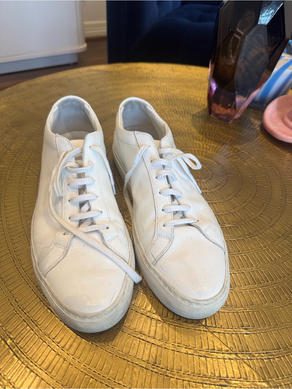 Common Projects Achilles Low-Top Leather Casual Men's Sneakers